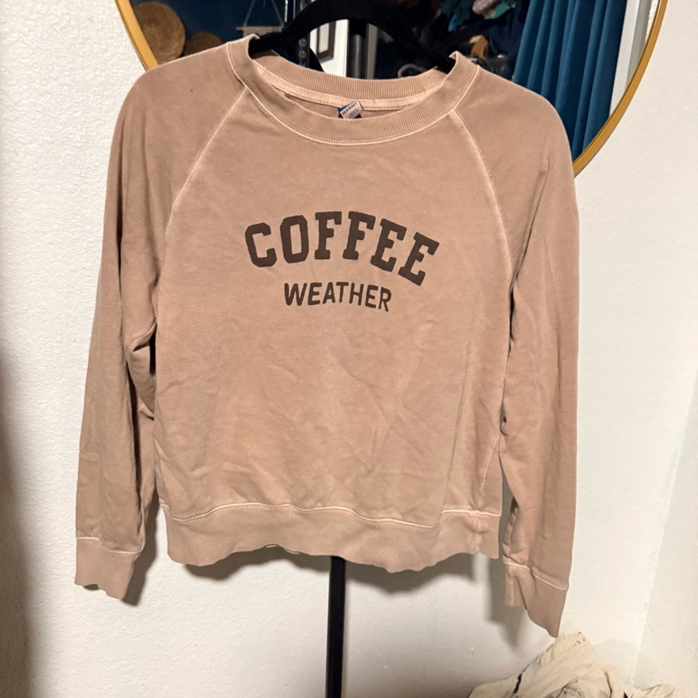 Old Navy Beige Sweatshirt